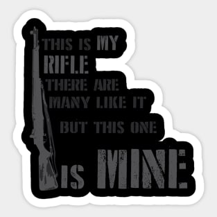 M1 Garand $ The rifleman's creed Sticker